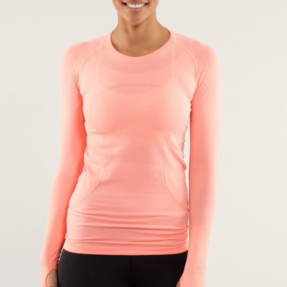 Lululemon Swiftly Top 14/16 Orange